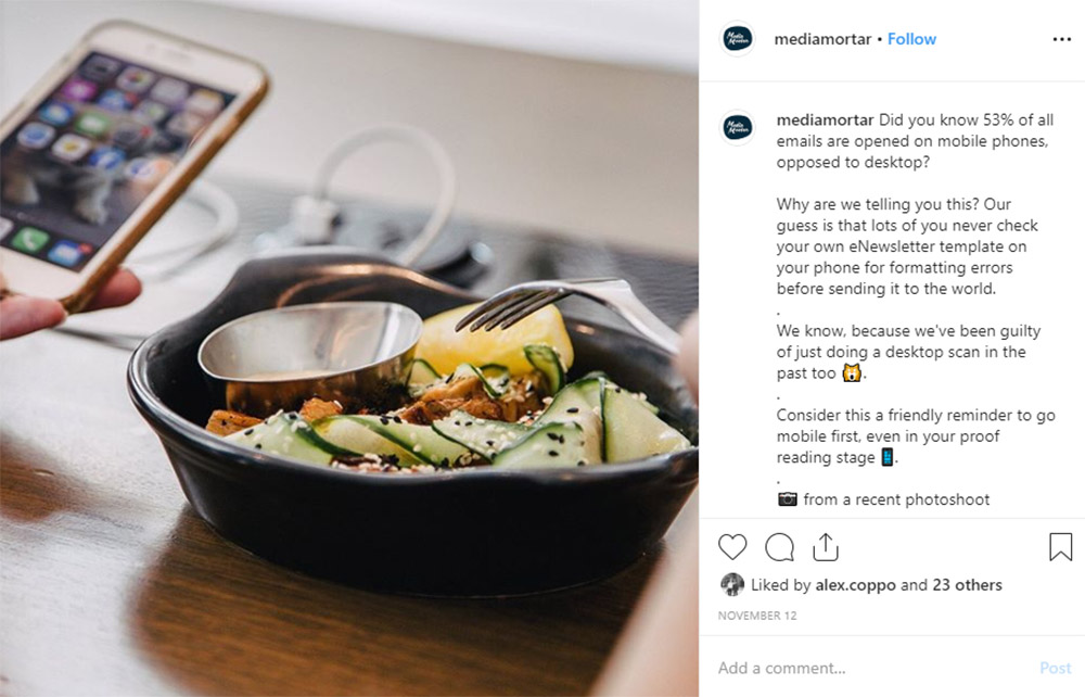 Media Mortar | Content Marketing Agency Brisbane | Instagram caption cures - Brisbane Airport Lord Lamington